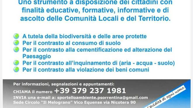 nasce-lo-sportello-per-l'-ambiente-e-la-sostenibilita-in-penisola-sorrentina-–-positanonews